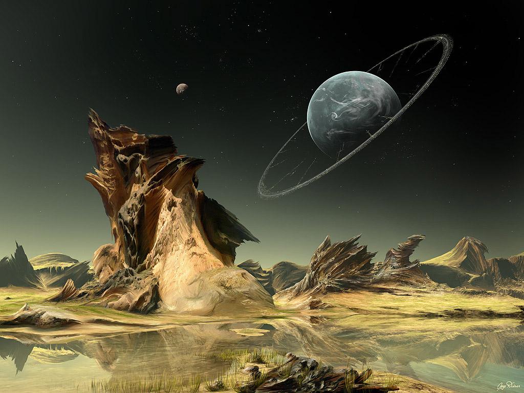 Alien Worlds High Quality And Resolution Wallpaper On