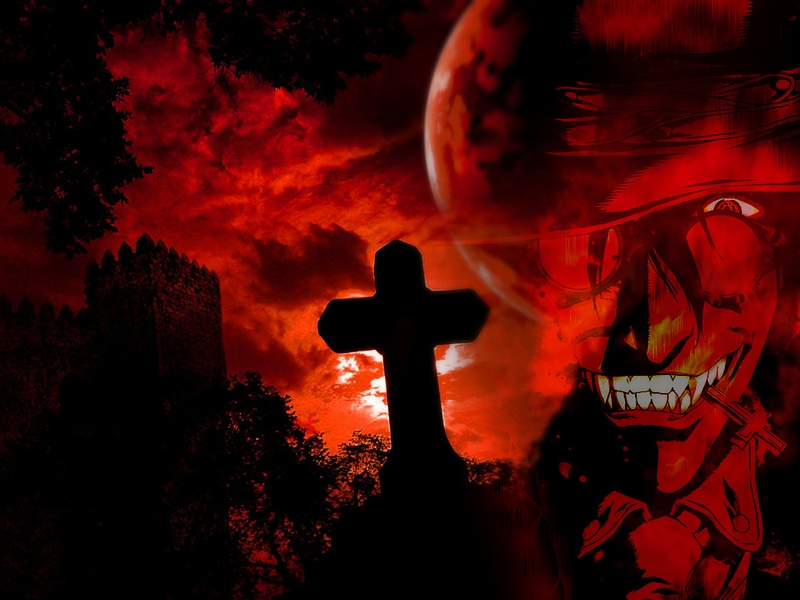 Alucard Anime Bloody Night Hellsing HD Desktop Wallpaper