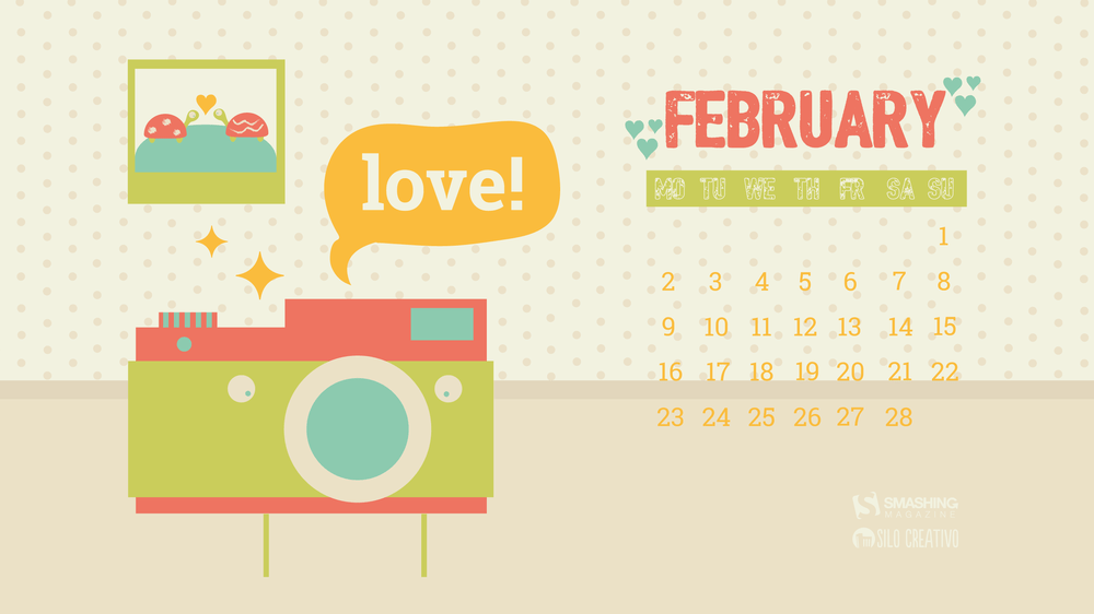 Smashing Magazine Desktop Wallpaper Calendar February