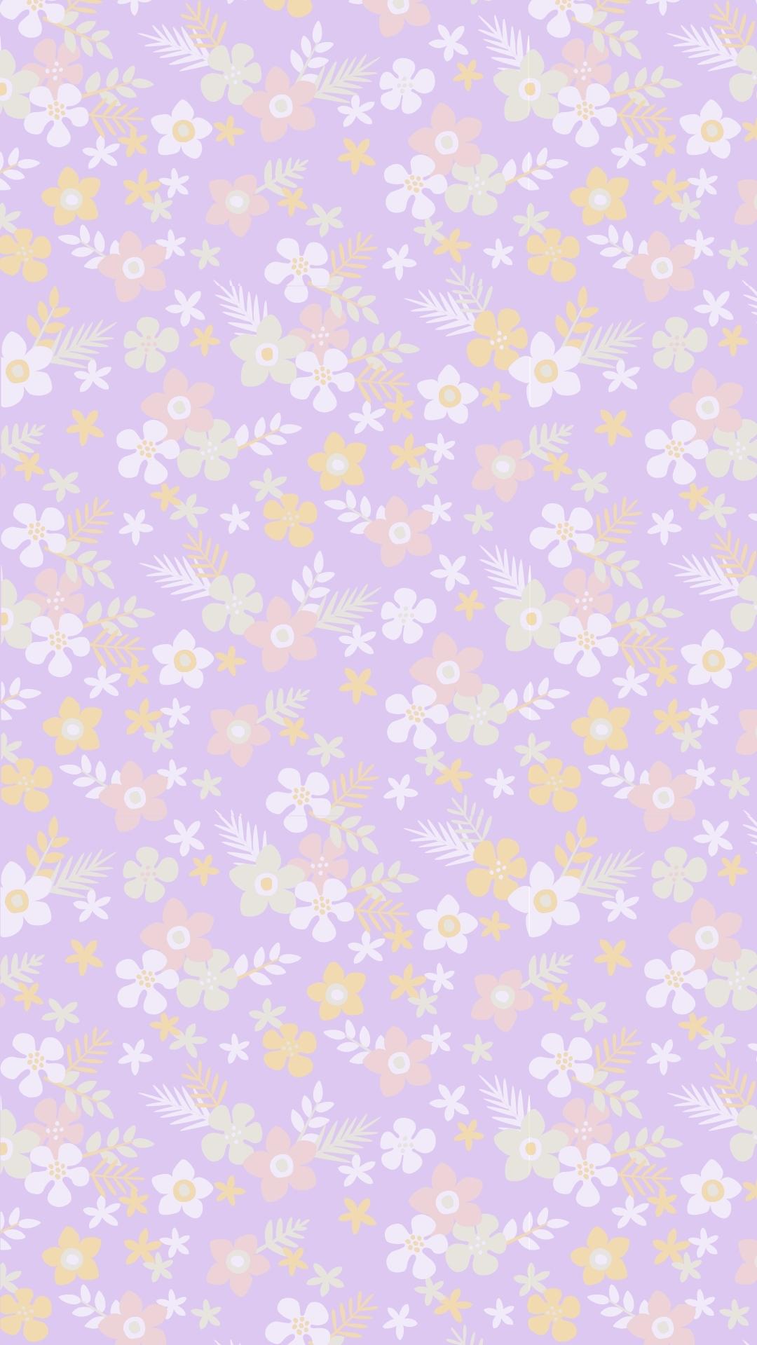 Purple Flower iPhone Wallpaper Guitar Lace
