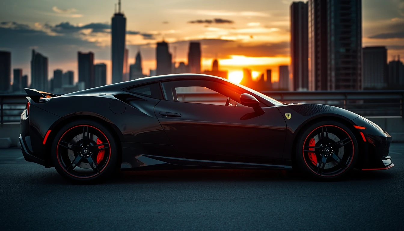 Black And Red Car Wallpaper