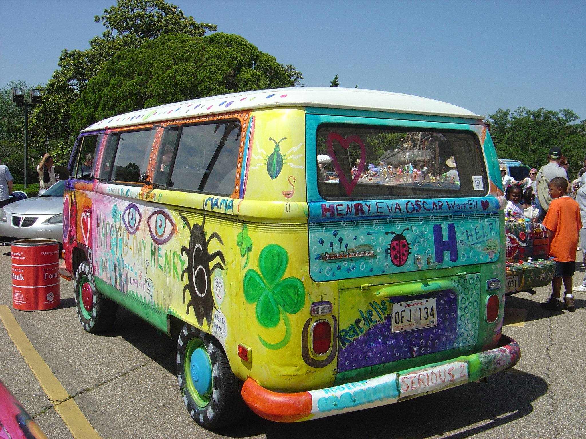 Hippie Van Wallpaper Psychedelic
