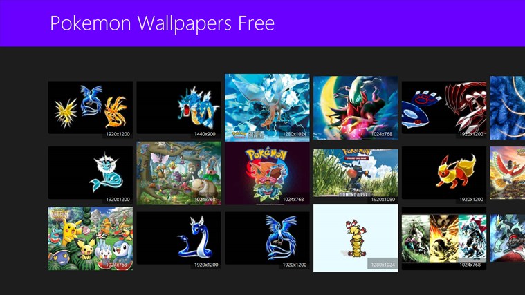 Pokemon Wallpaper App For Windows In The Store