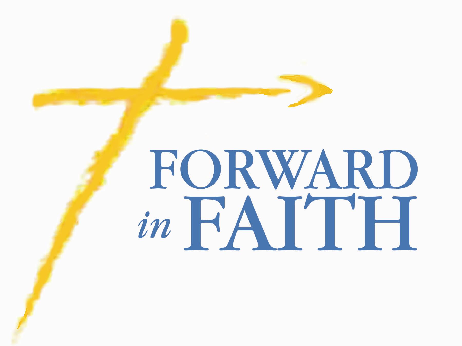 Christian Graphic Forward In Faith Wallpaper
