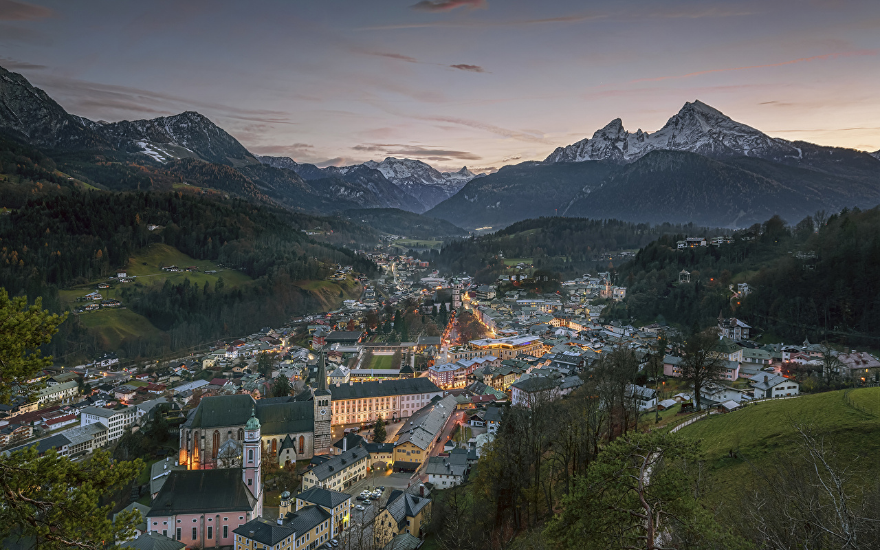 Photos Bavaria Alps Germany Berchtesgaden Berchtesgadener Land Crag