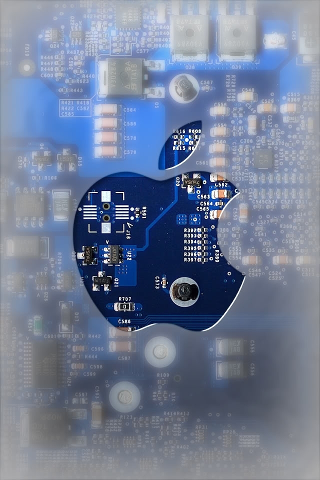 Circuit Board iPhone 4s Wallpaper