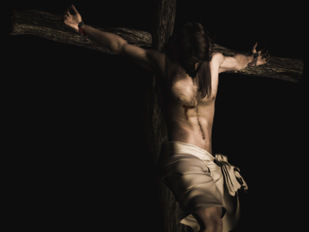 Jesus Christ On The Cross Wallpaper - WallpaperSafari