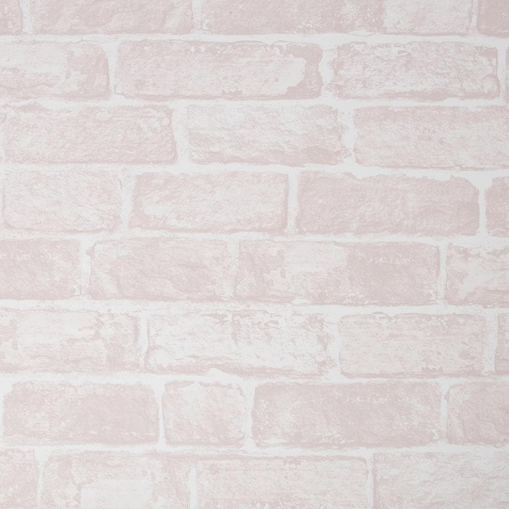 Fresco Pink Brick Wallpaper Sample In The Samples
