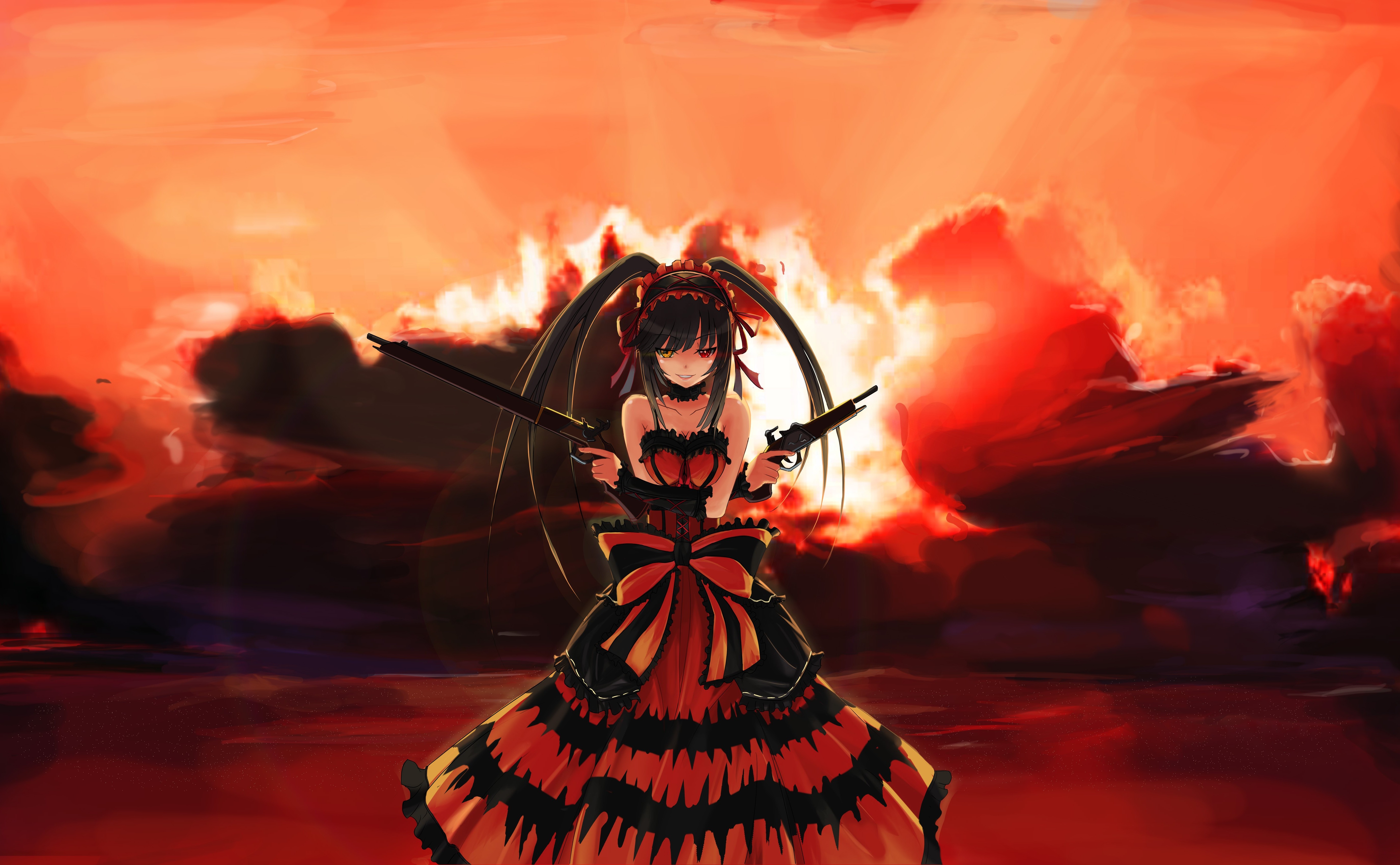 Anime Girls Tokisaki Kurumi Date A Live Wallpaper HD