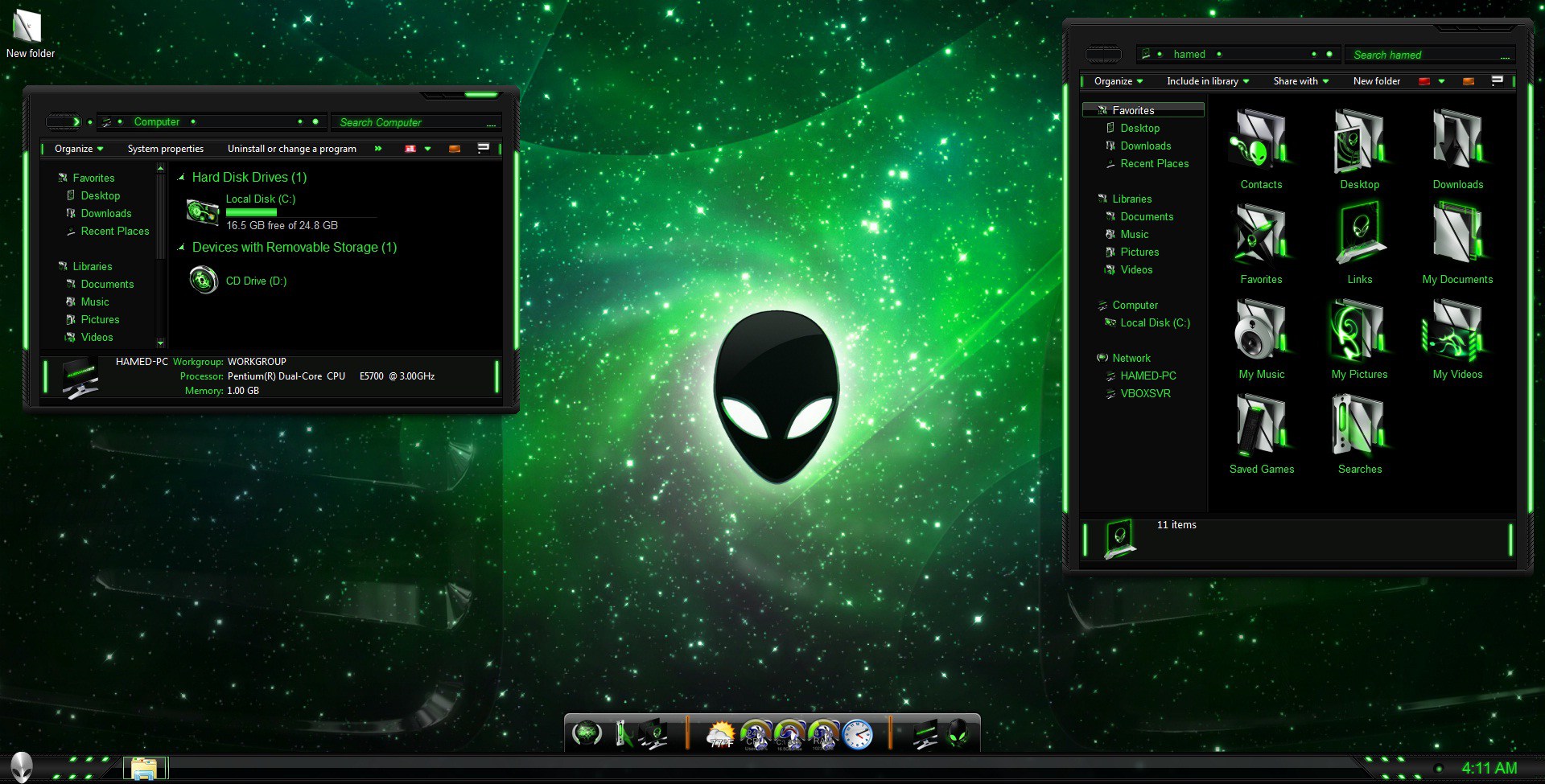 Transform Windows 788110 to AlienGreen
