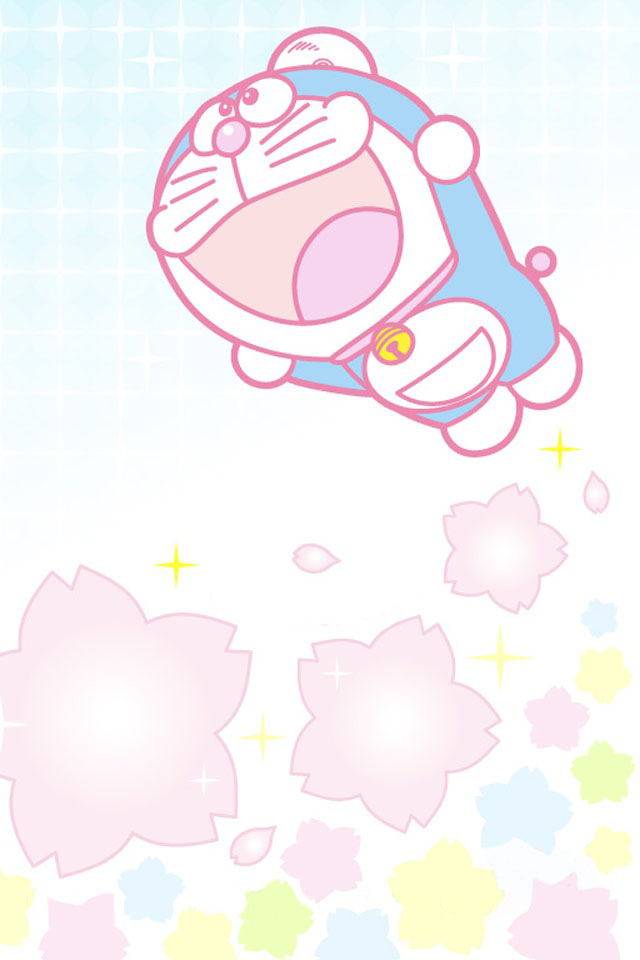 Pink Doraemon iPhone Plus And Wallpaper