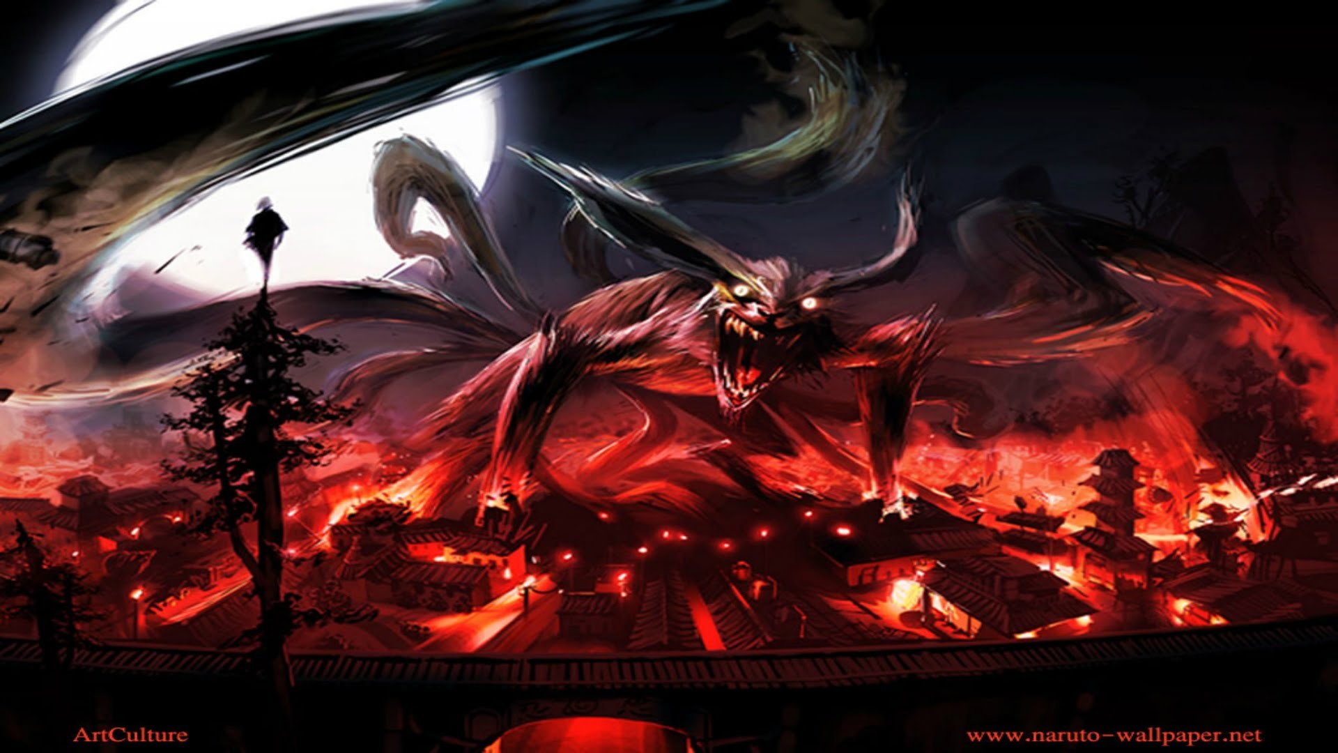 Nine Tailed Fox Wallpaper