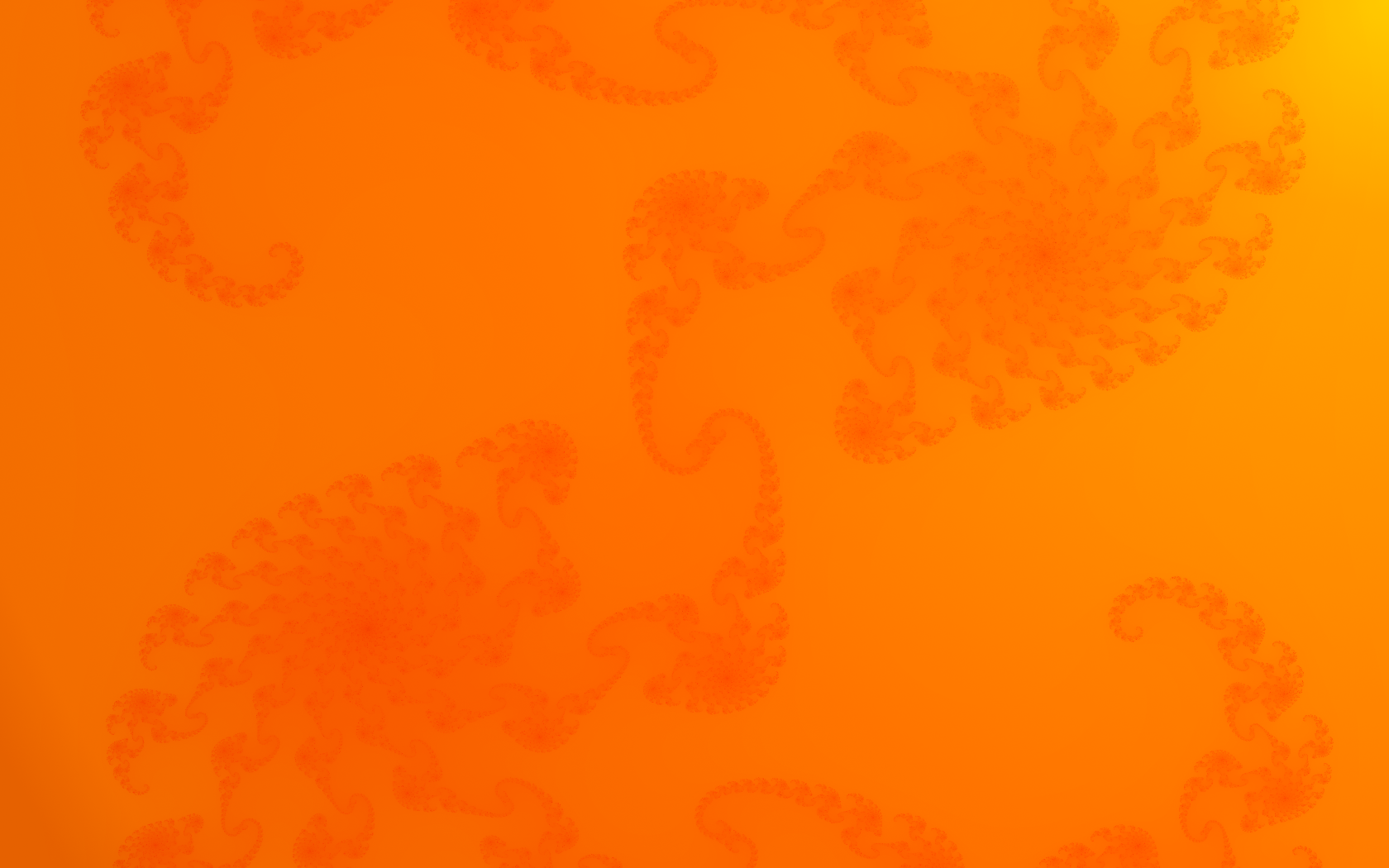1680x1050px Abstract Orange Wallpaper