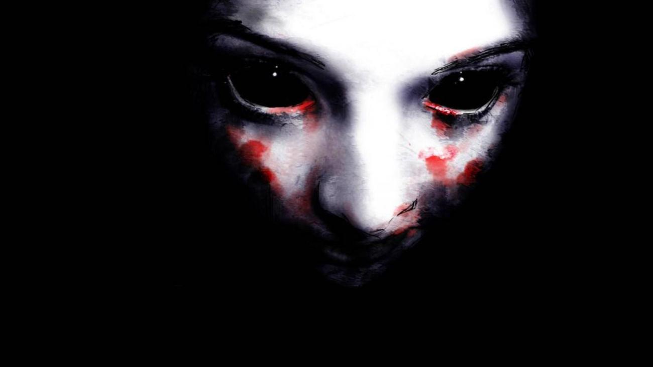 Wallpaper Scary Face Black Background Photos HD And