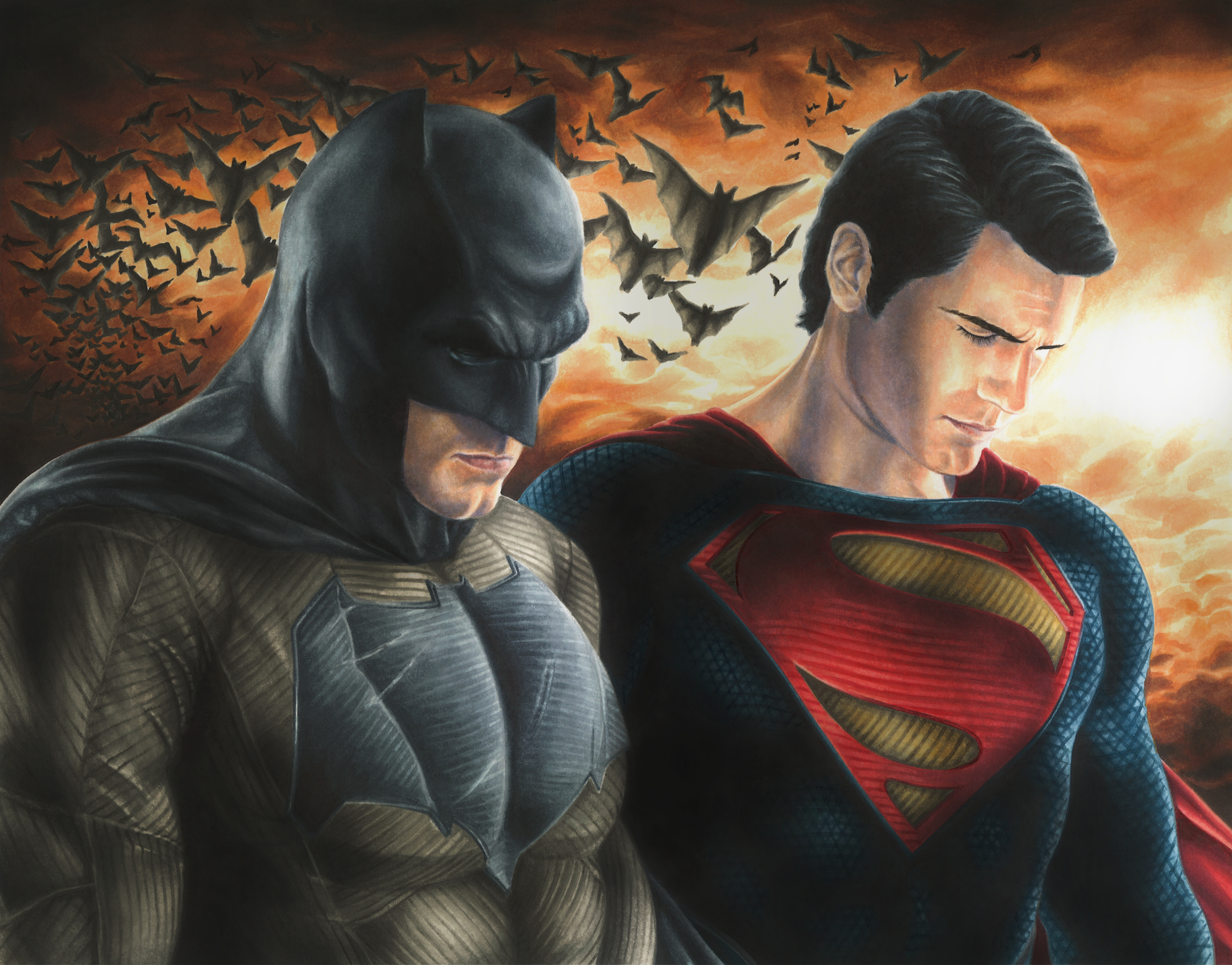 Wallpaper Batman Superman V Dawn Of Justice Dc Ics