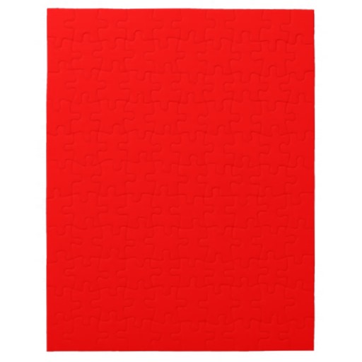 Background Color Solid Red Create Your Own Custom Puzzle