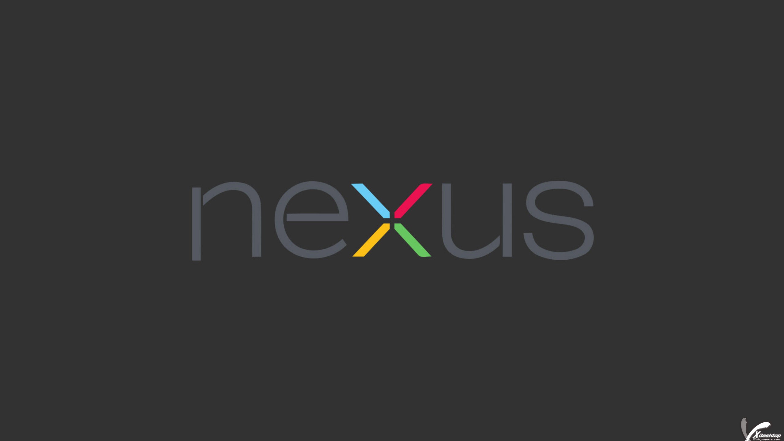 Nexus Logo On Grey Background Wallpaper