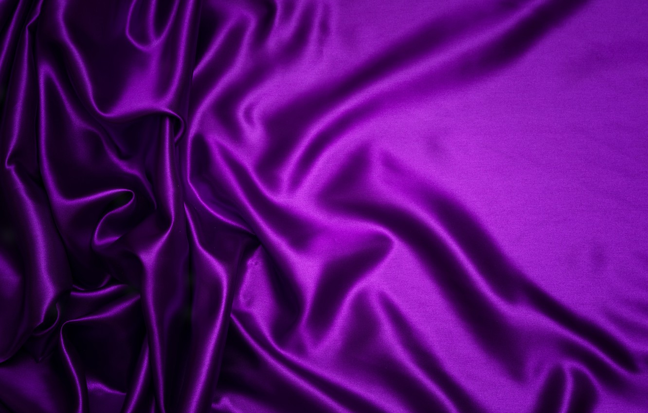 Wallpaper purple background silk fabric purple folds texture