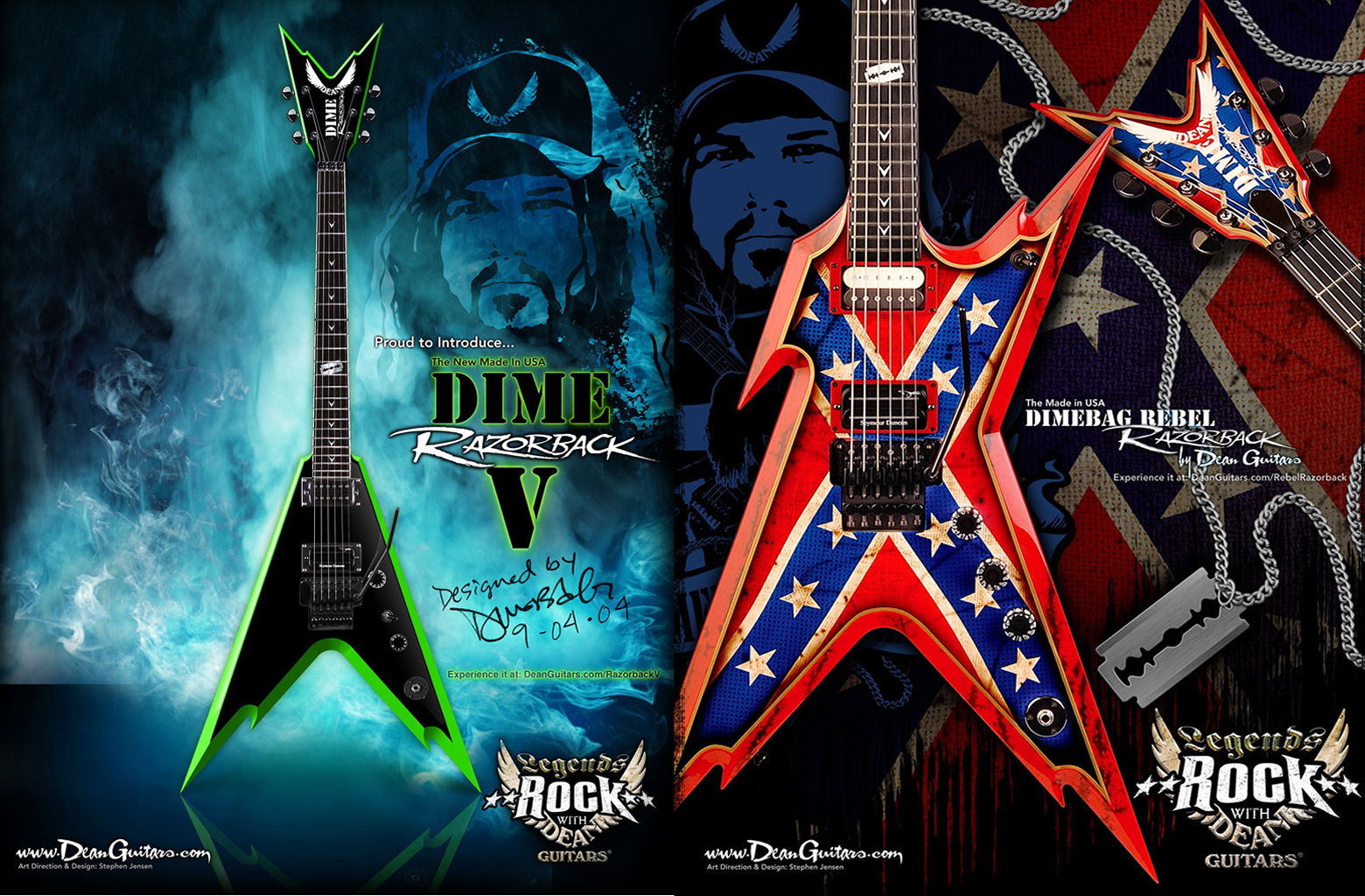 Metal Hard Rock Album Covers Dimebag Guitars Wallpaper Background