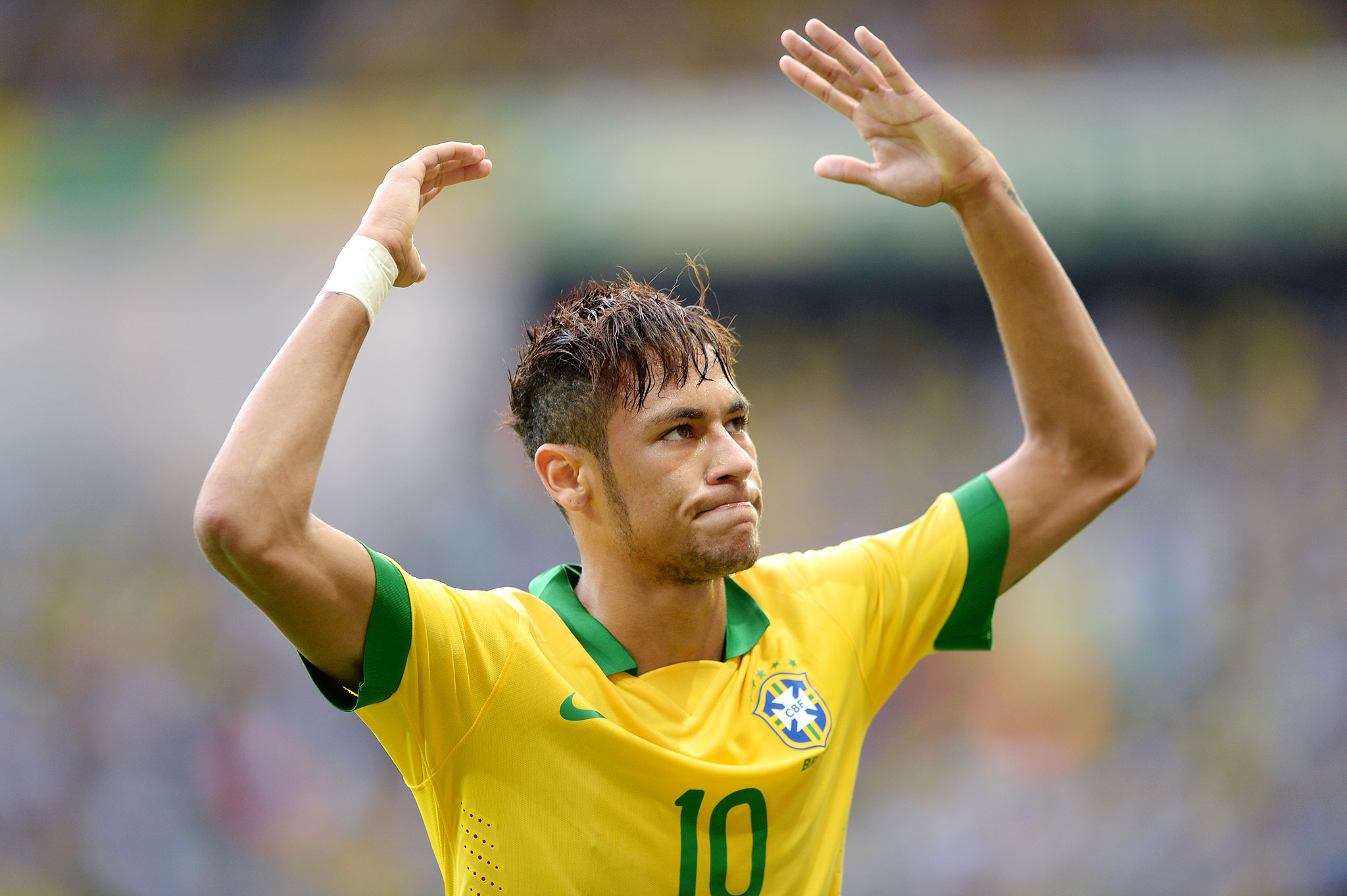 Neymar Da Silva Santor On Brazil Wallpaper High Definition