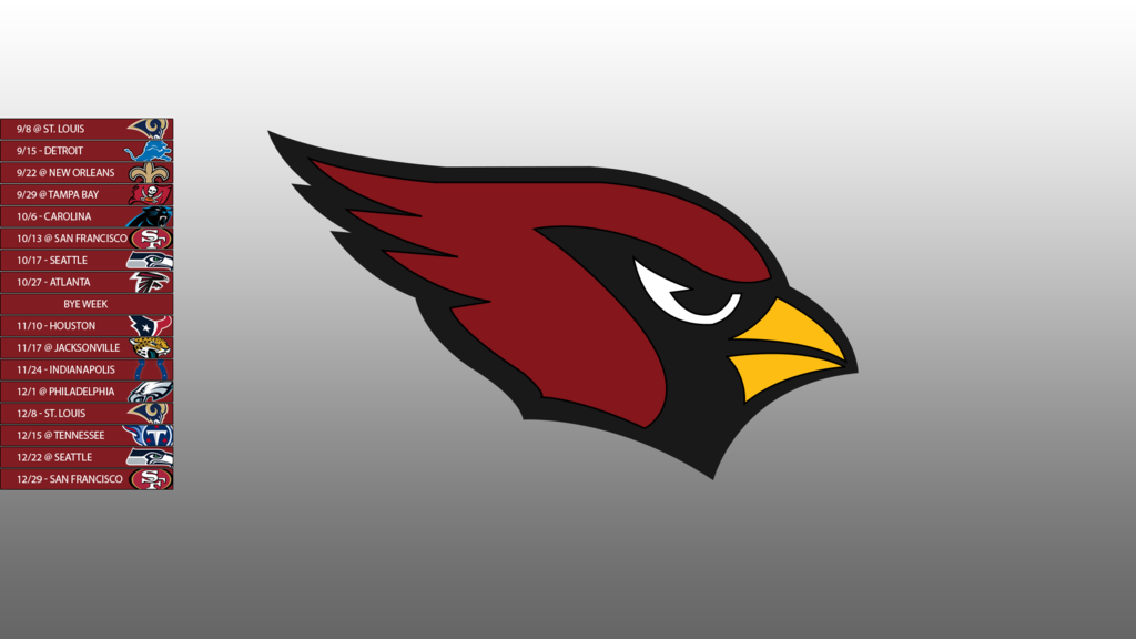 Arizona Cardinals Logo Background Profile Wallpaper