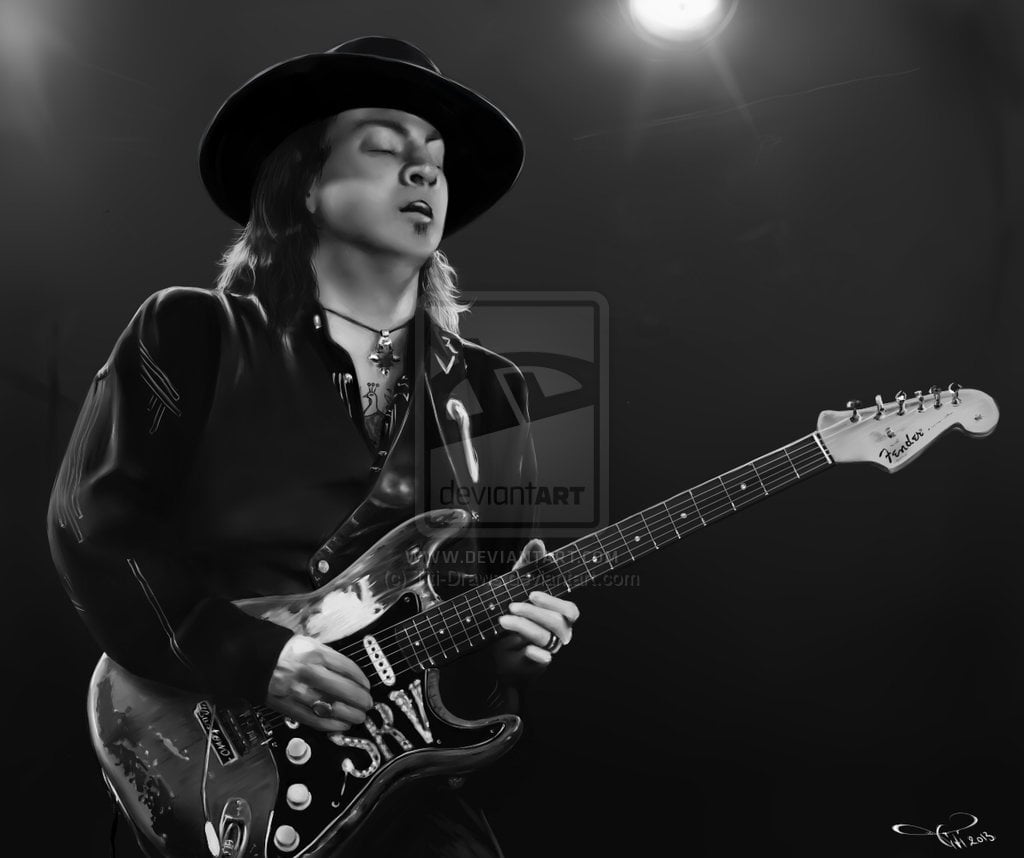 Stevie Ray Vaughan by Titi Draws on