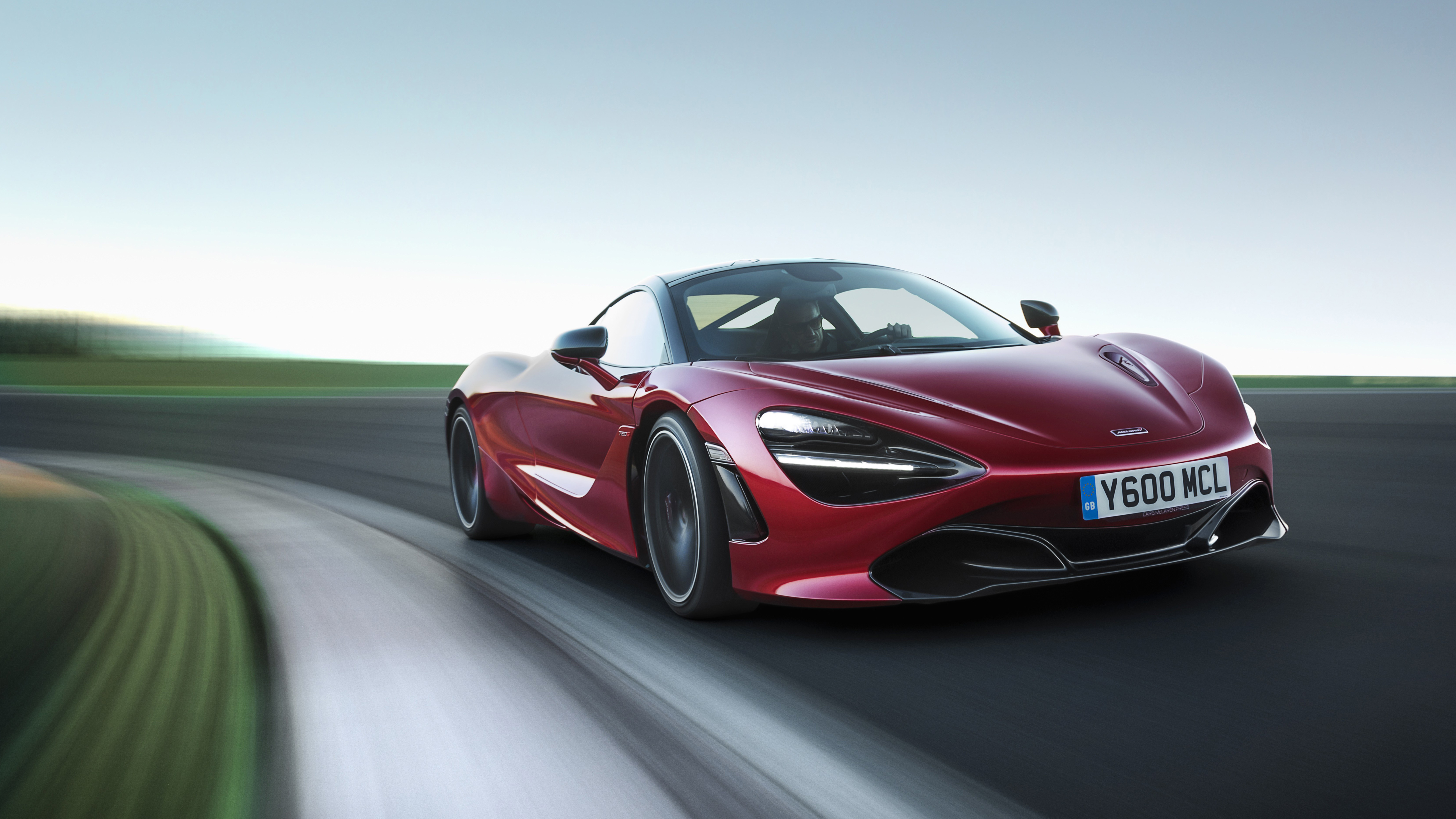 Mclaren 720s Memphis Red 5k Wallpaper