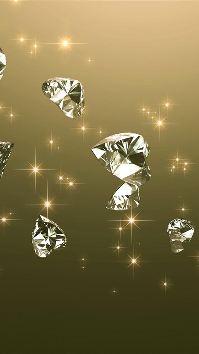 Diamond Shine, gold, golden, pretty, sparkle, HD phone wallpaper | Peakpx