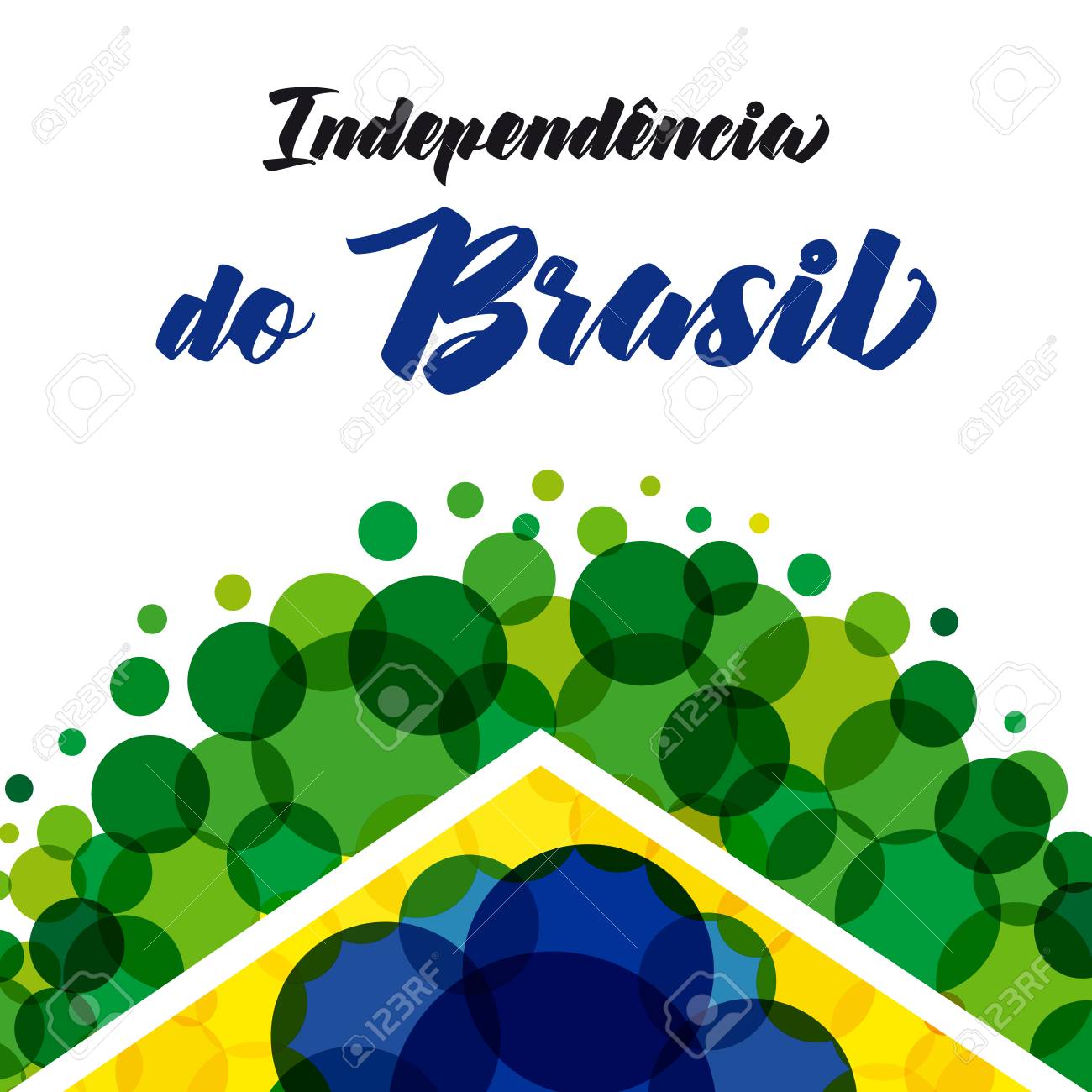 Dia De Independencia To Brasil Banner Independence Day Of Brazil