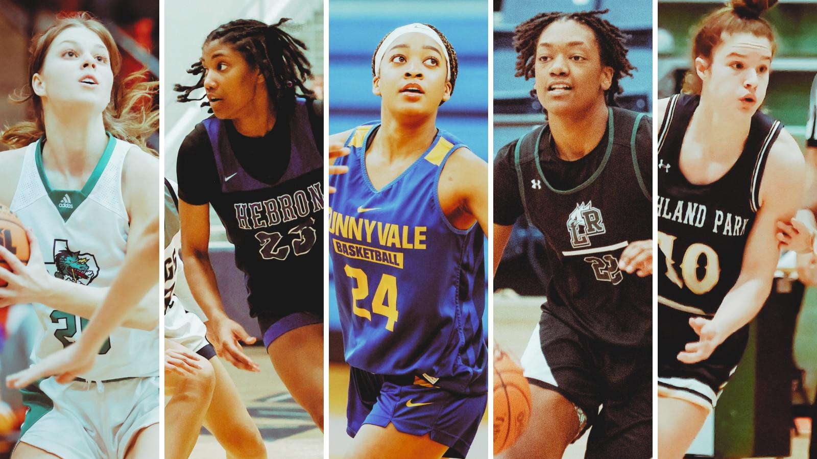 Dallas Area All Districts Girls Basketball Mvps First