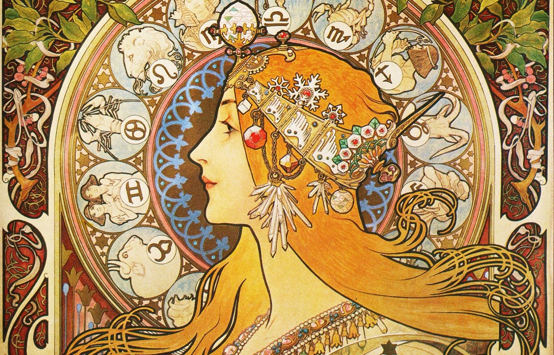 Art Nouveau Desktop Wallpaper