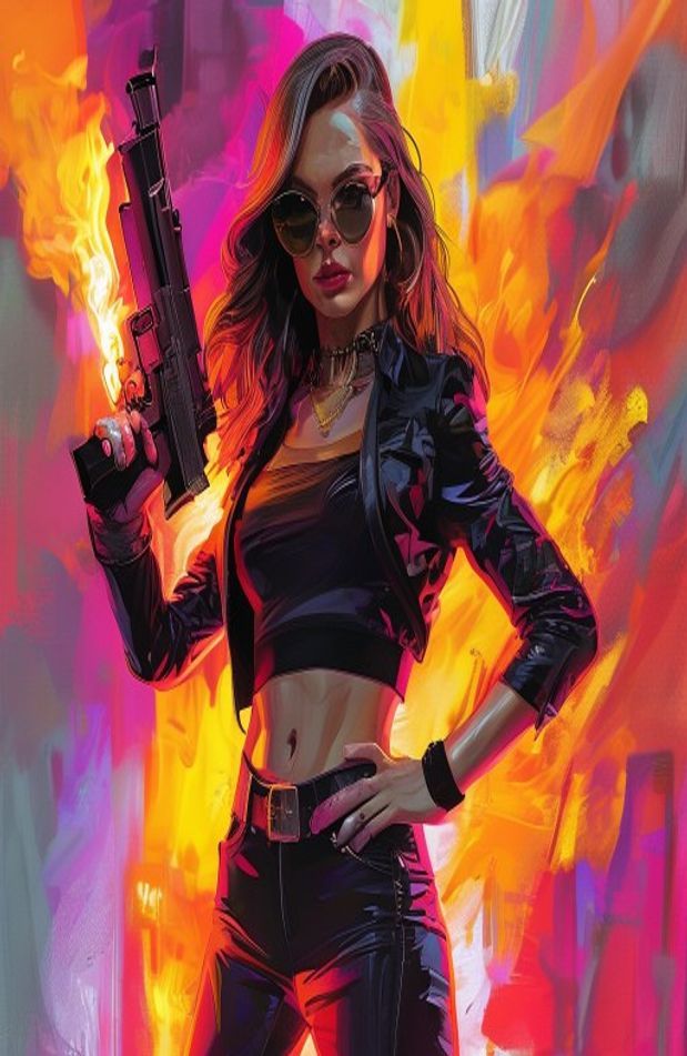 Girls With Guns Wallpaper