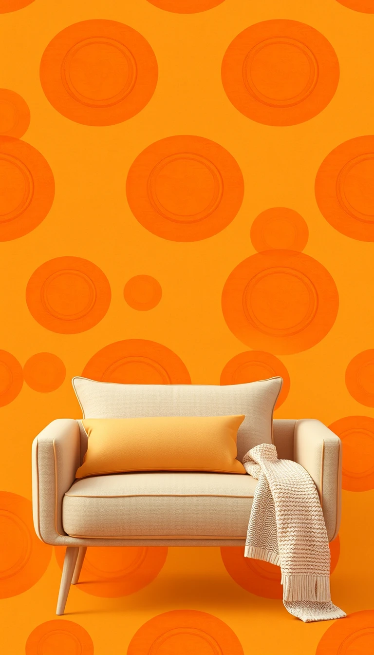 Solid Orange Wallpaper