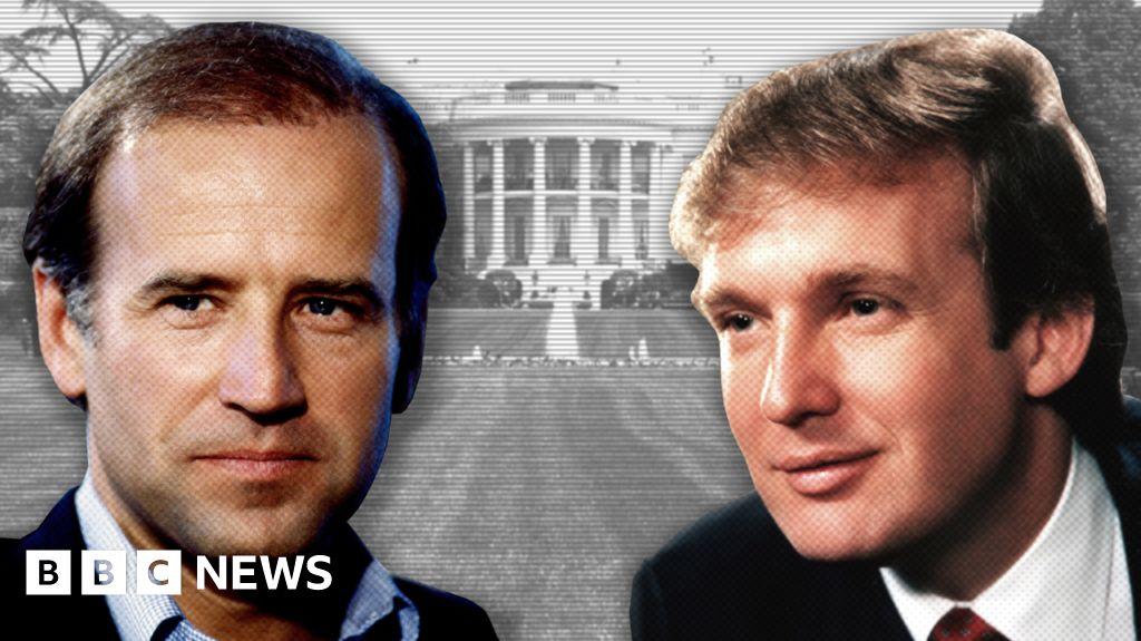 Us Election Trump And Biden Pictured Through The Years