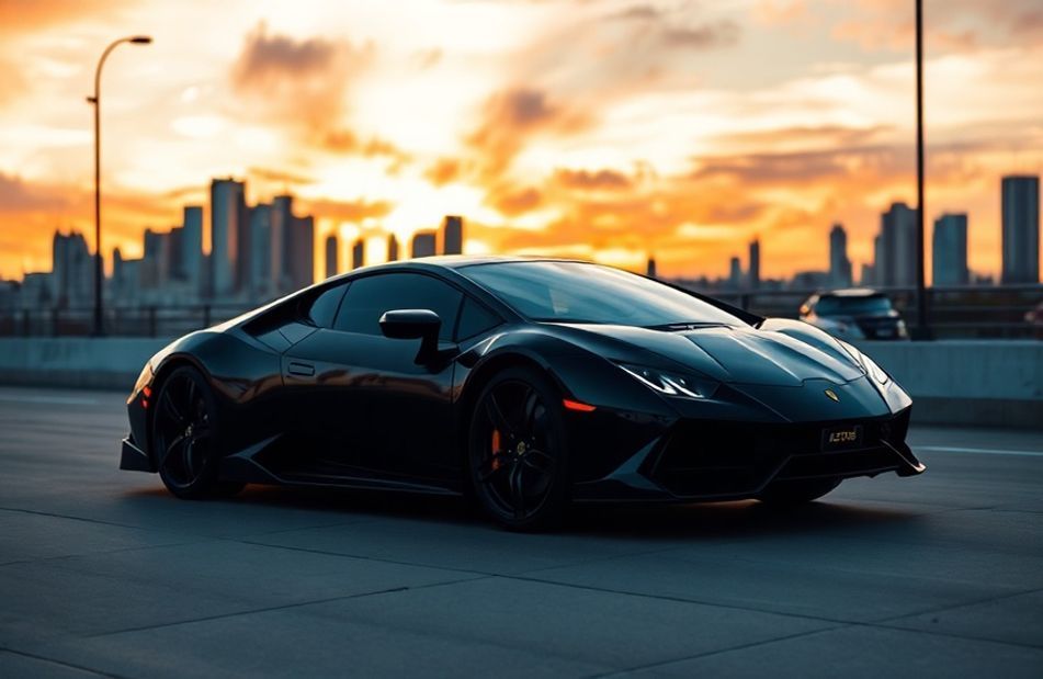 Black Lamborghini Wallpaper
