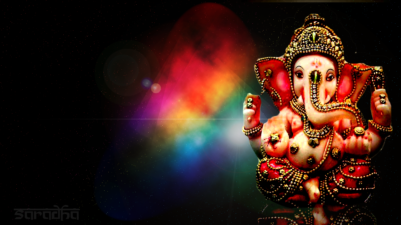 Free download Ganapati Ganesh in Space Lighten Background Wallpaper 1366x768  [1366x768] for your Desktop, Mobile & Tablet | Explore 38+ 1366x768 Live  Wallpaper | 1366x768 Wallpaper, 1366x768 Hd Wallpaper, 1366x768 Wallpapers