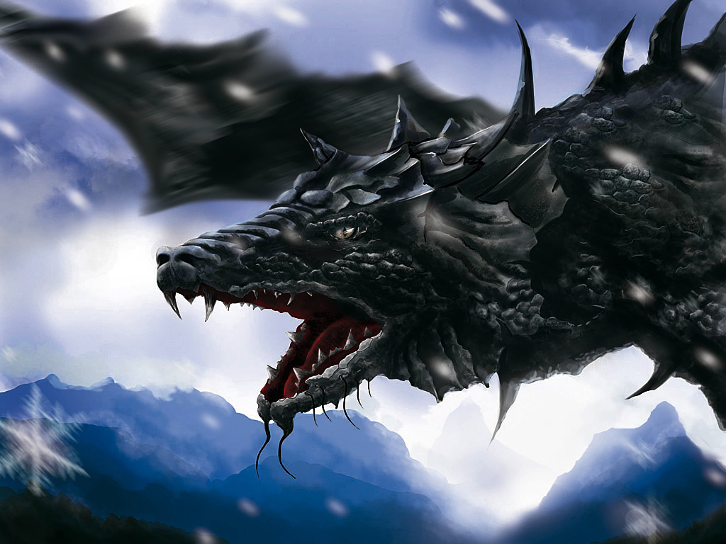 Black Dragon Wallpaper Widescreen HD