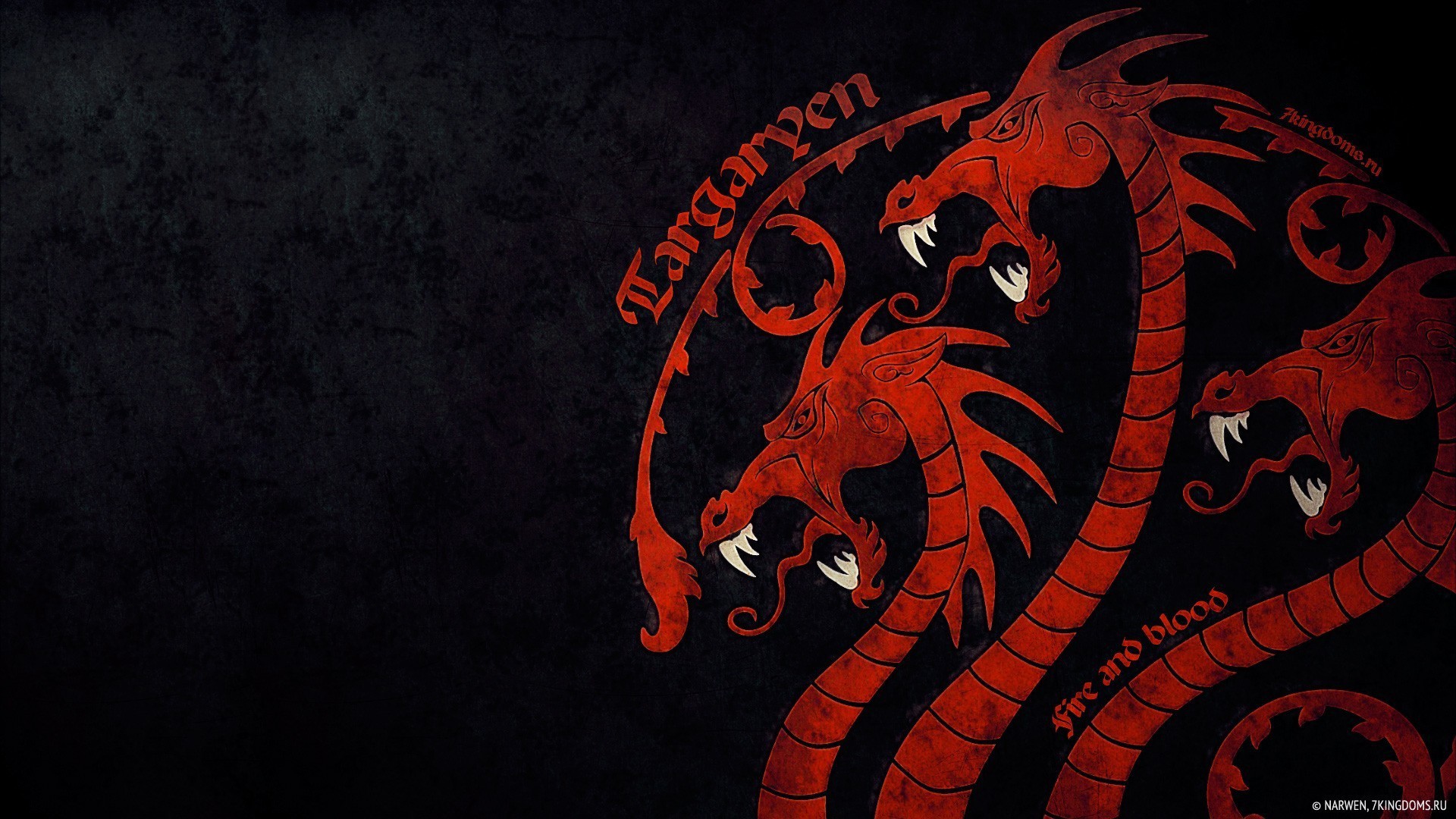 Chinese dragon on a black background wallpapers and images