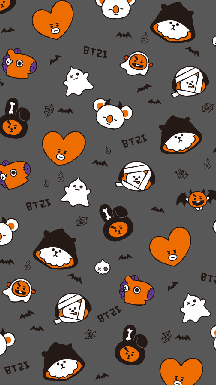  35 Android BT21 Halloween  Wallpapers on WallpaperSafari