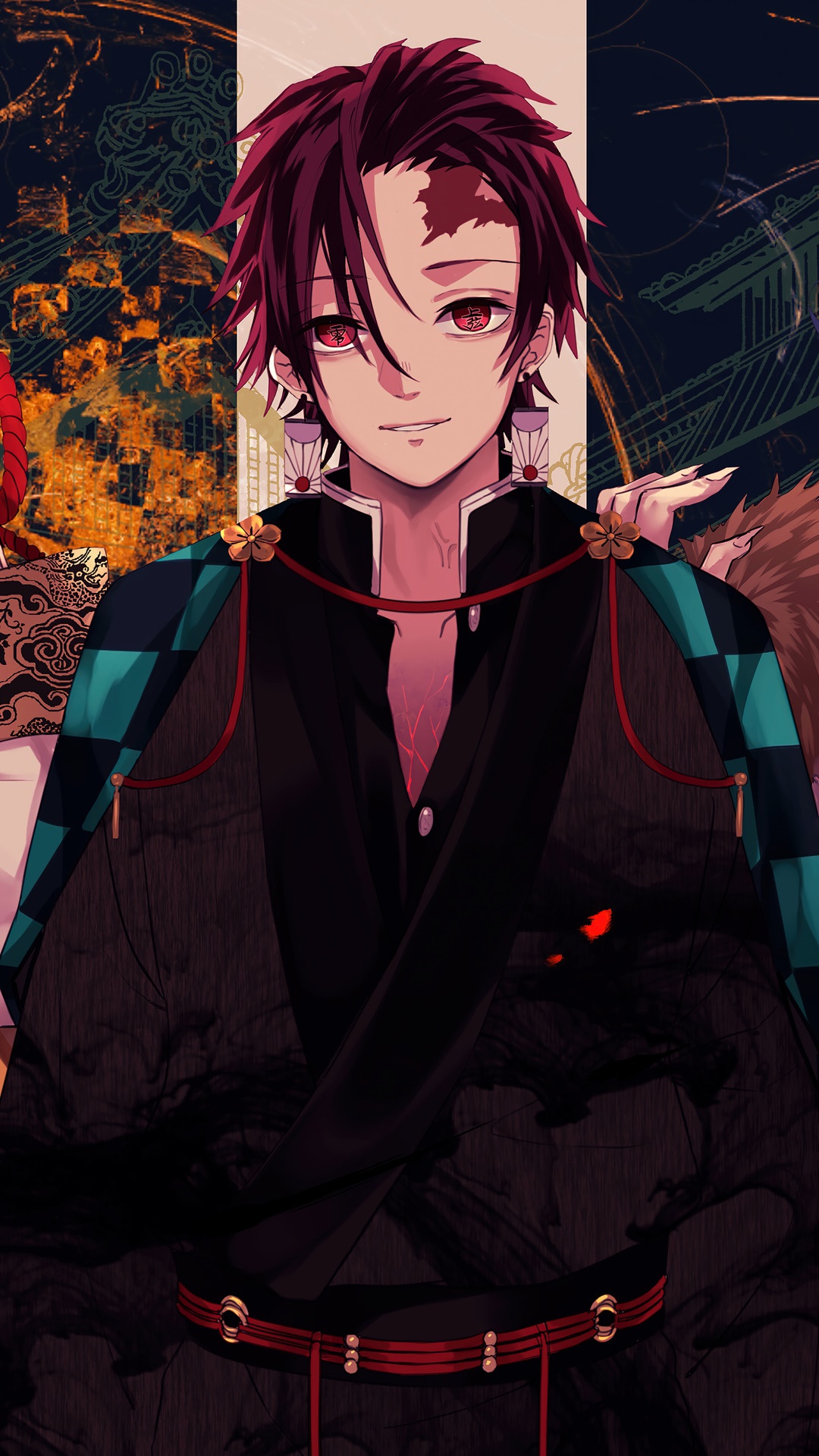 Demon Slayer Kimetsu No Yaiba Anime Tanjiro Kamado Zenitsu Agatsuma Inosuke Hashibira HD Wallpaper
