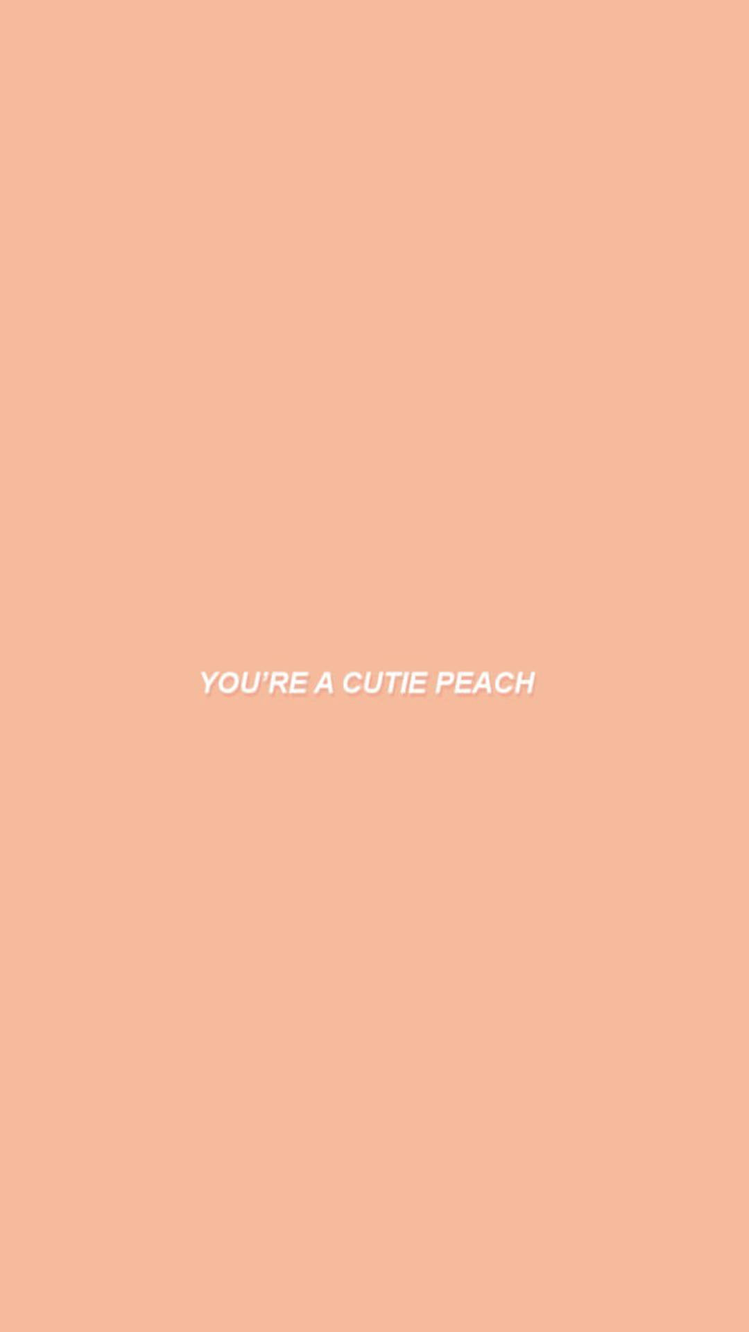 Peach Aesthetic Wallpaper