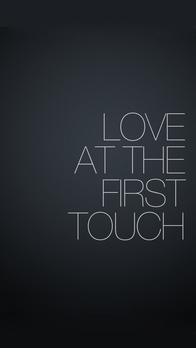Love At First Touch iPhone Wallpaper