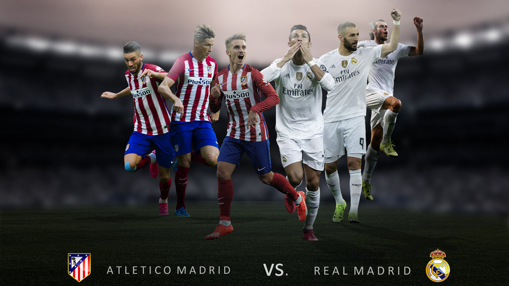 Atletico Madrid Vs Real Wallpaper By Rakagfx