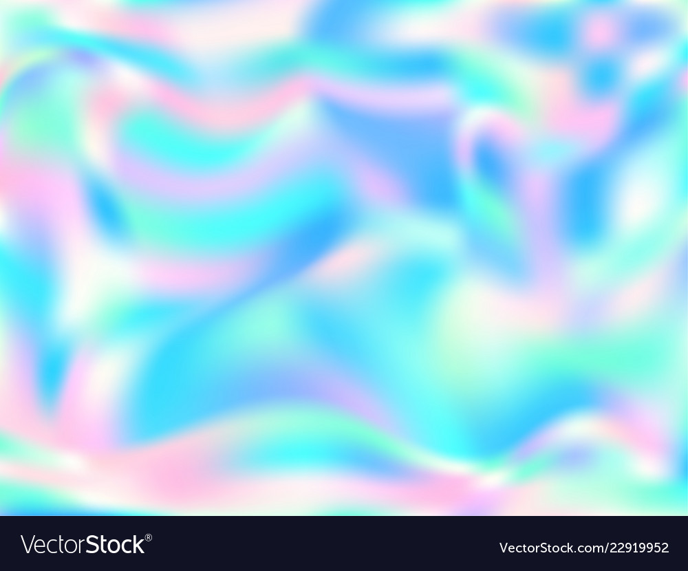 Holographic Paper 90s Background In Neon Colors Vector Image