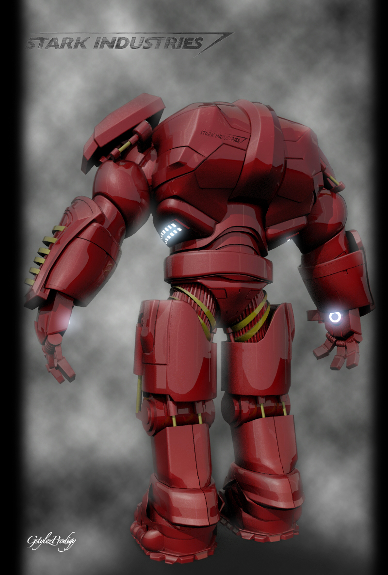 Hulkbuster Iron Man V2 Back By Gstylezprodigy
