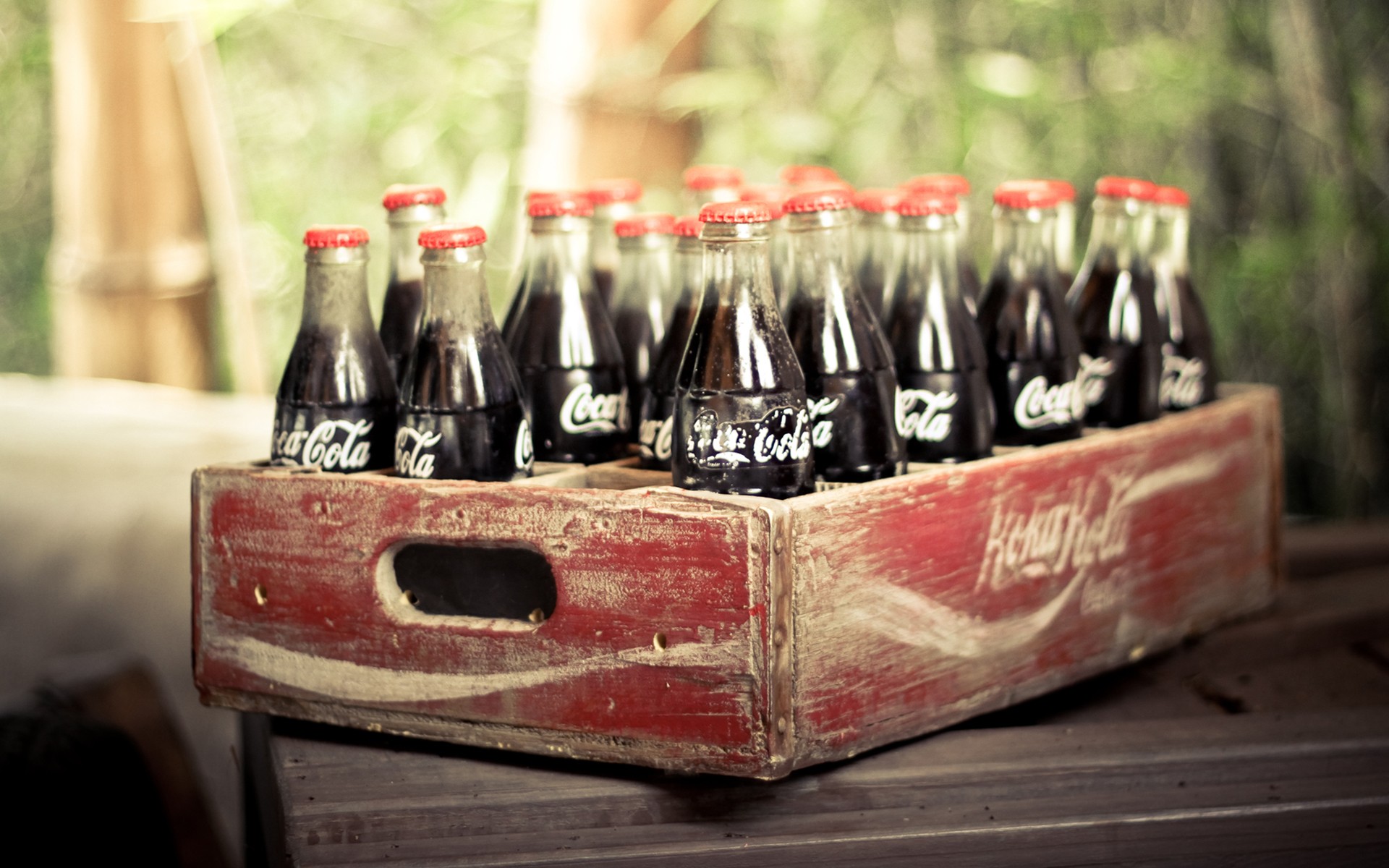 Vintage Coca Cola Bottles Desktop Pc And Mac Wallpaper