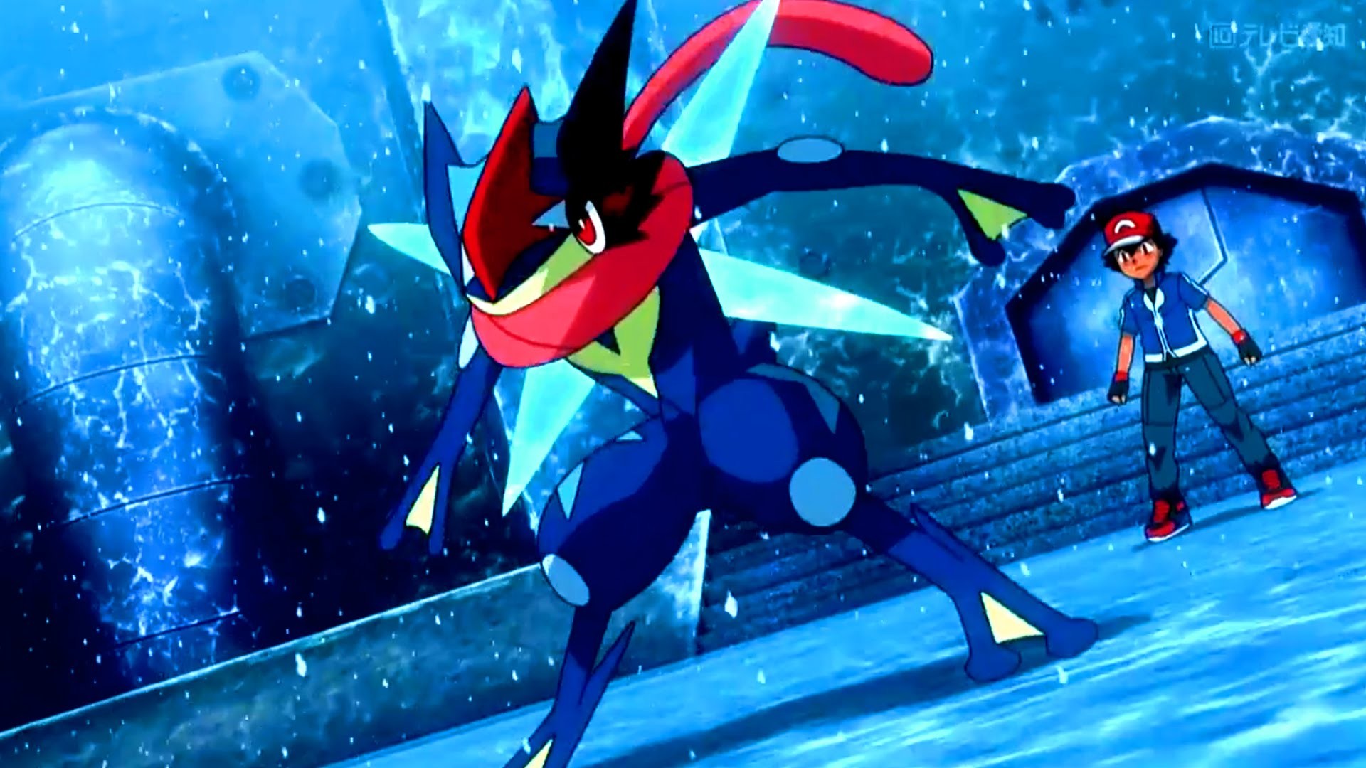 Ash Greninja Wallpaper Image