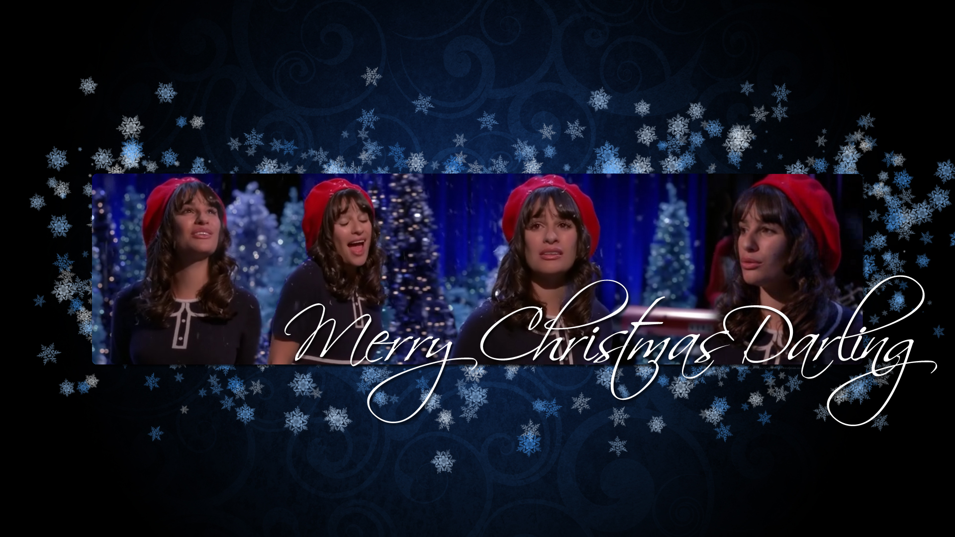 Merry Christmas Darling Glee Wallpaper