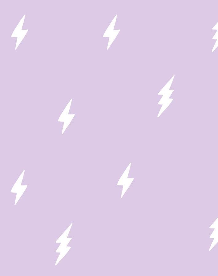 Zeus Lightning Wallpaper by Tea Collection   Lavender