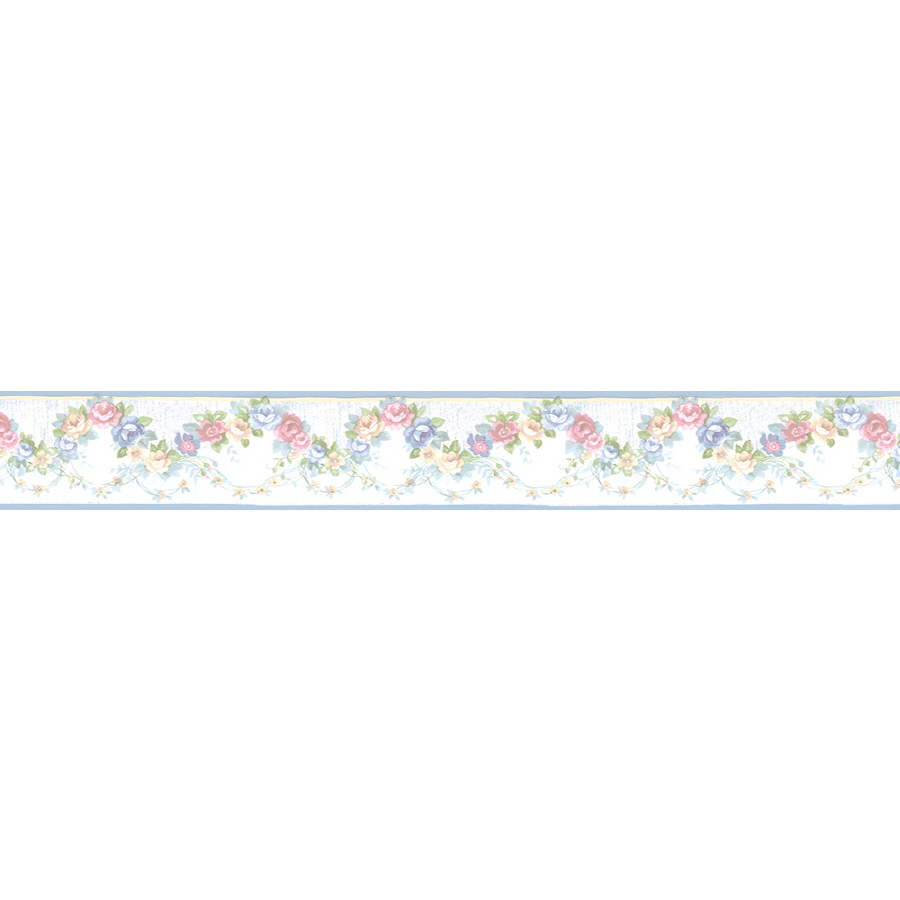 Free download Norwall 4 14 Rose Scallop Prepasted Wallpaper Border at